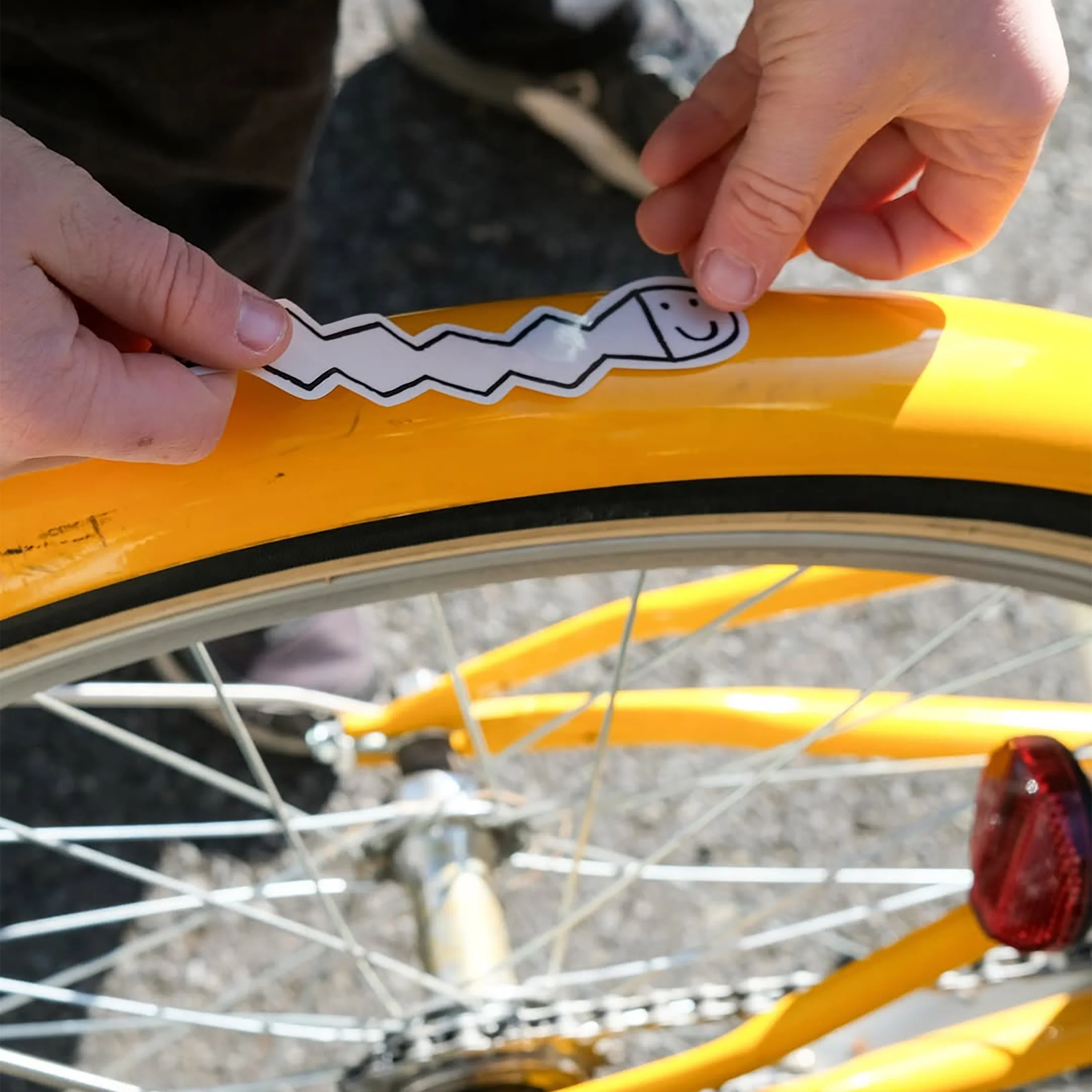 Bicycle Boo Boo Bug Bandaid Stickers - Image 5