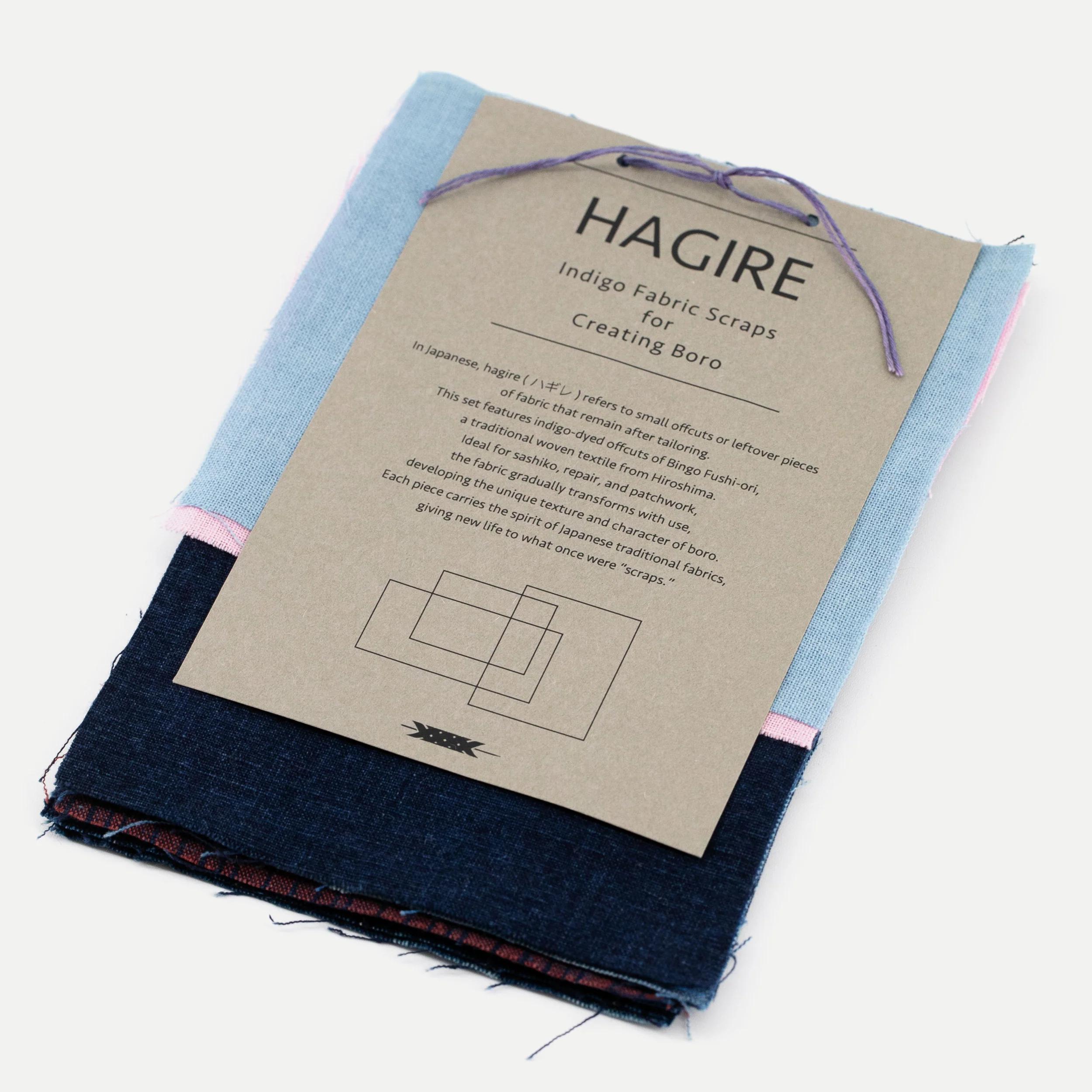 Assorted Boro Hagire Fabric Scraps - Image 2