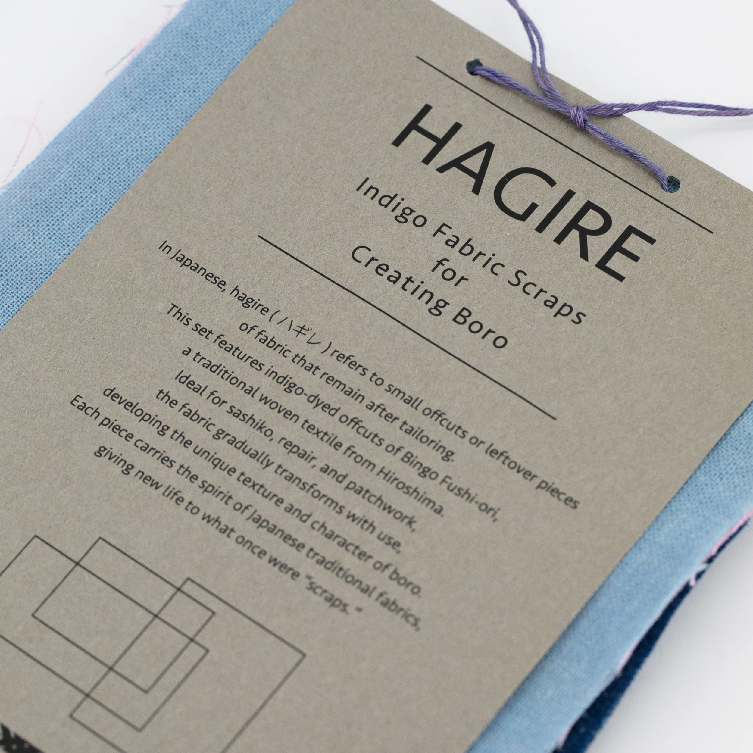 Assorted Boro Hagire Fabric Scraps - Image 4