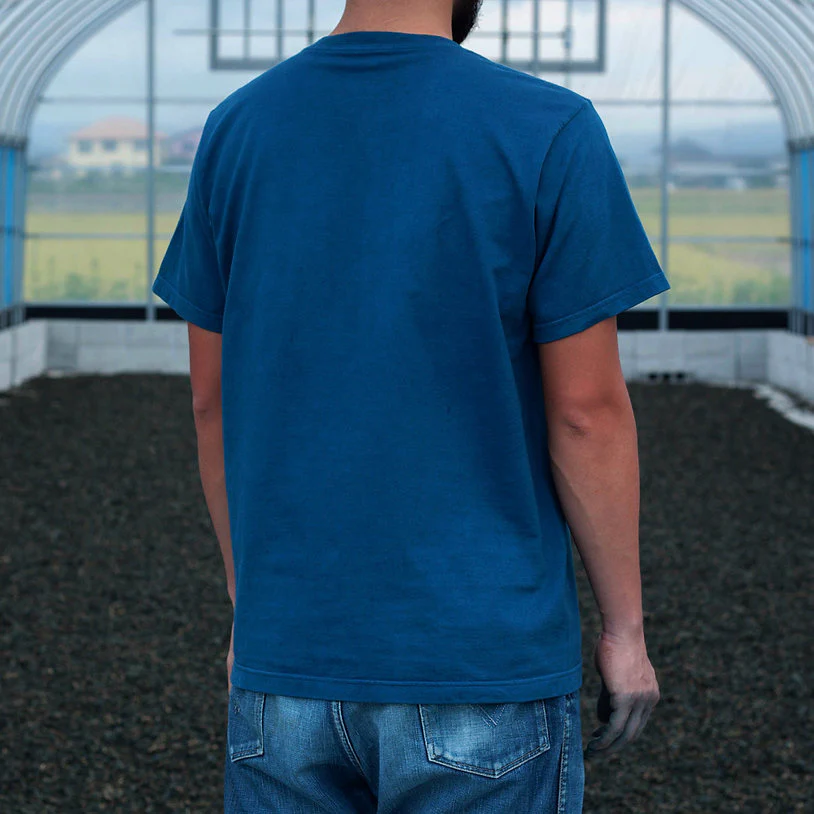 Indigo Dyed T-Shirt - Image 6