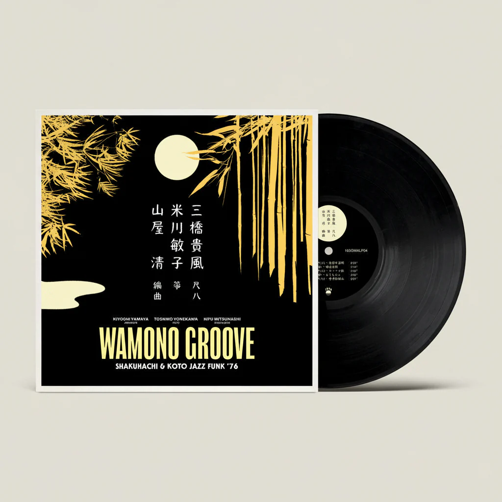 Kiyoshi Yamaya, Toshiko Yonekawa & Kifu Mitsuhashi - Wamono Groove: Shakuhachi & Koto Jazz Funk '76 - Image 2