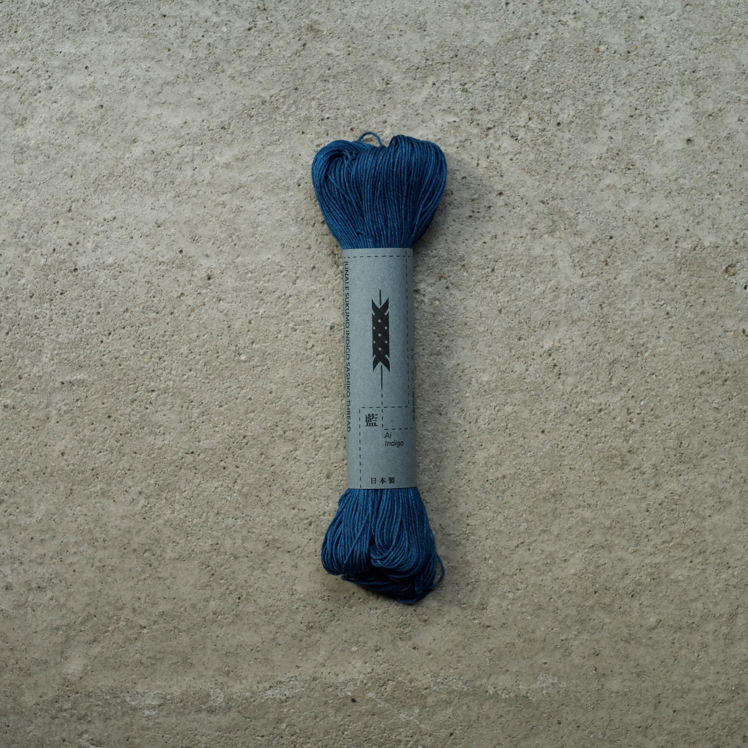 Indigo Dyed Sashiko Thread (Thick) 40m - Image 11