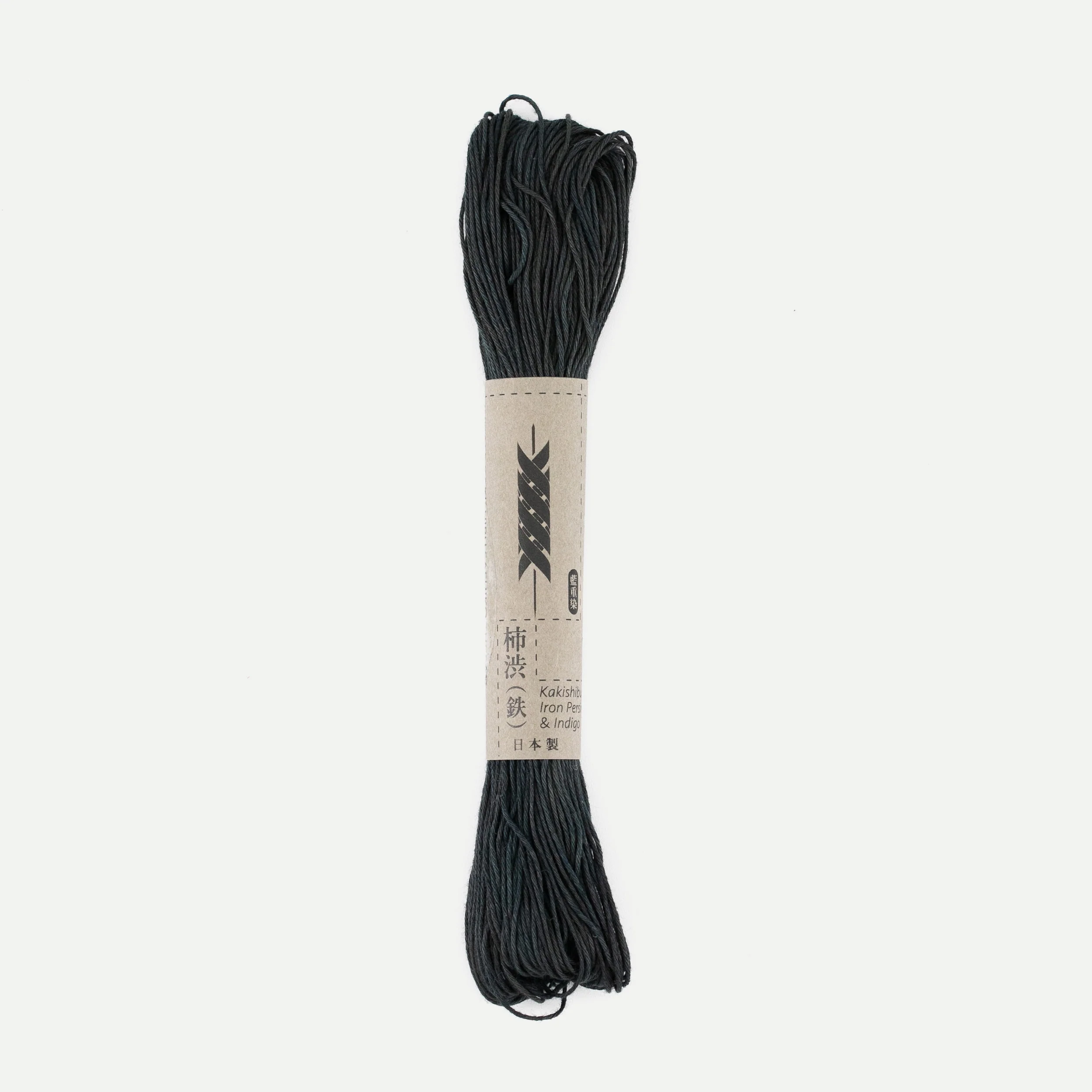 Persimmon x Indigo Over-Dyed Sashiko Thread (Thick) 40m - Image 6
