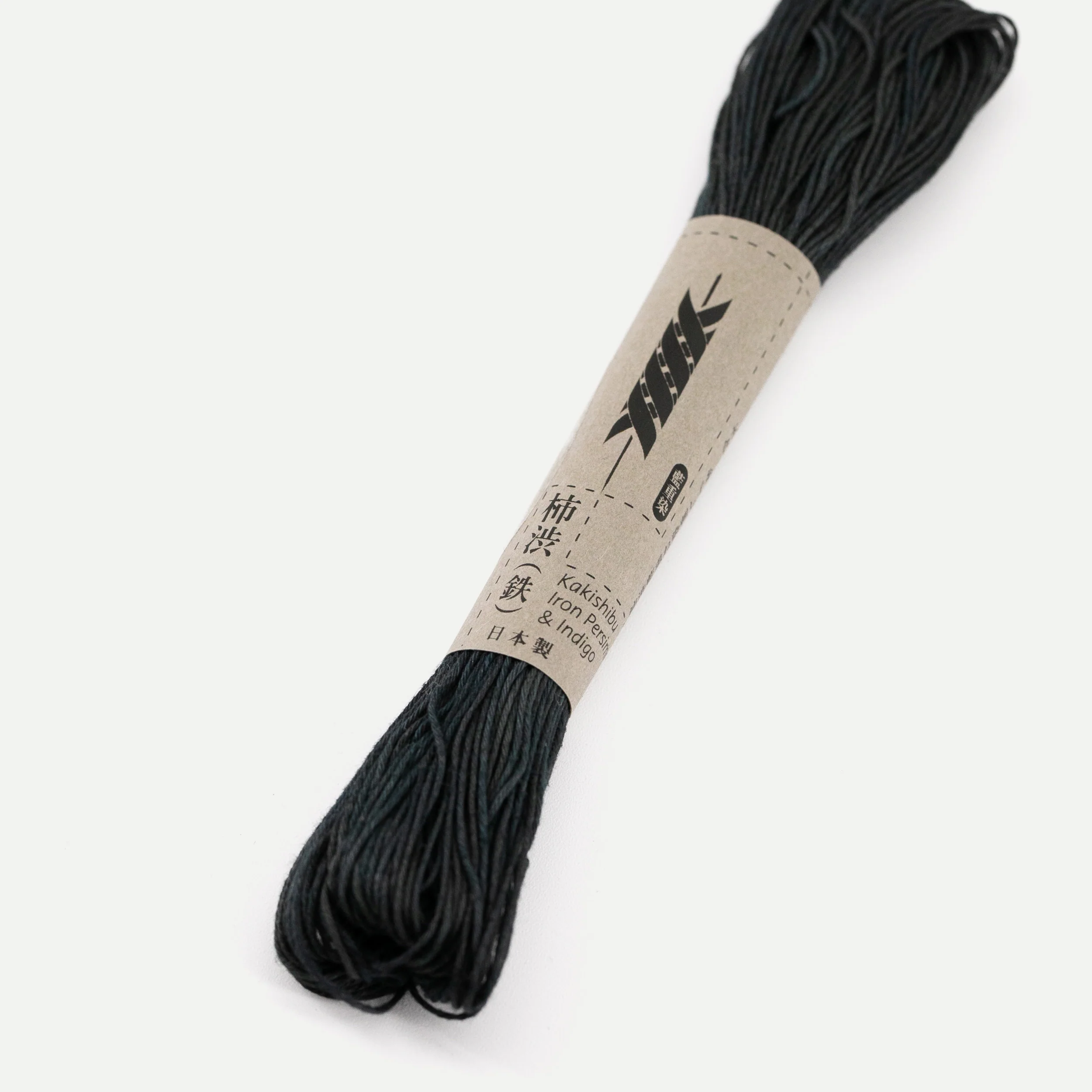 Persimmon x Indigo Over-Dyed Sashiko Thread (Thick) 40m - Image 7