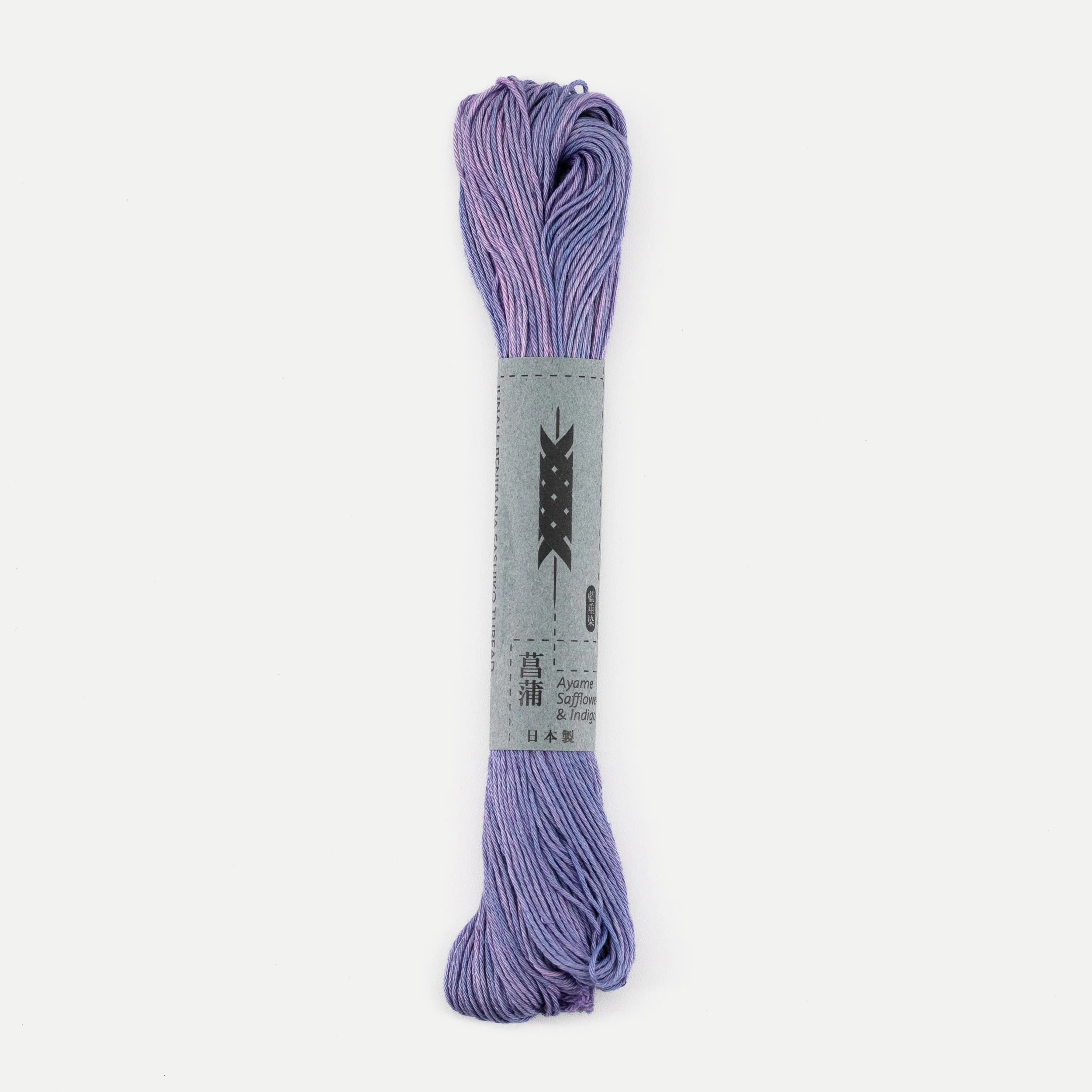 Saﬄower x Indigo Over-Dyed Sashiko Thread (Thick) 40m - Image 4