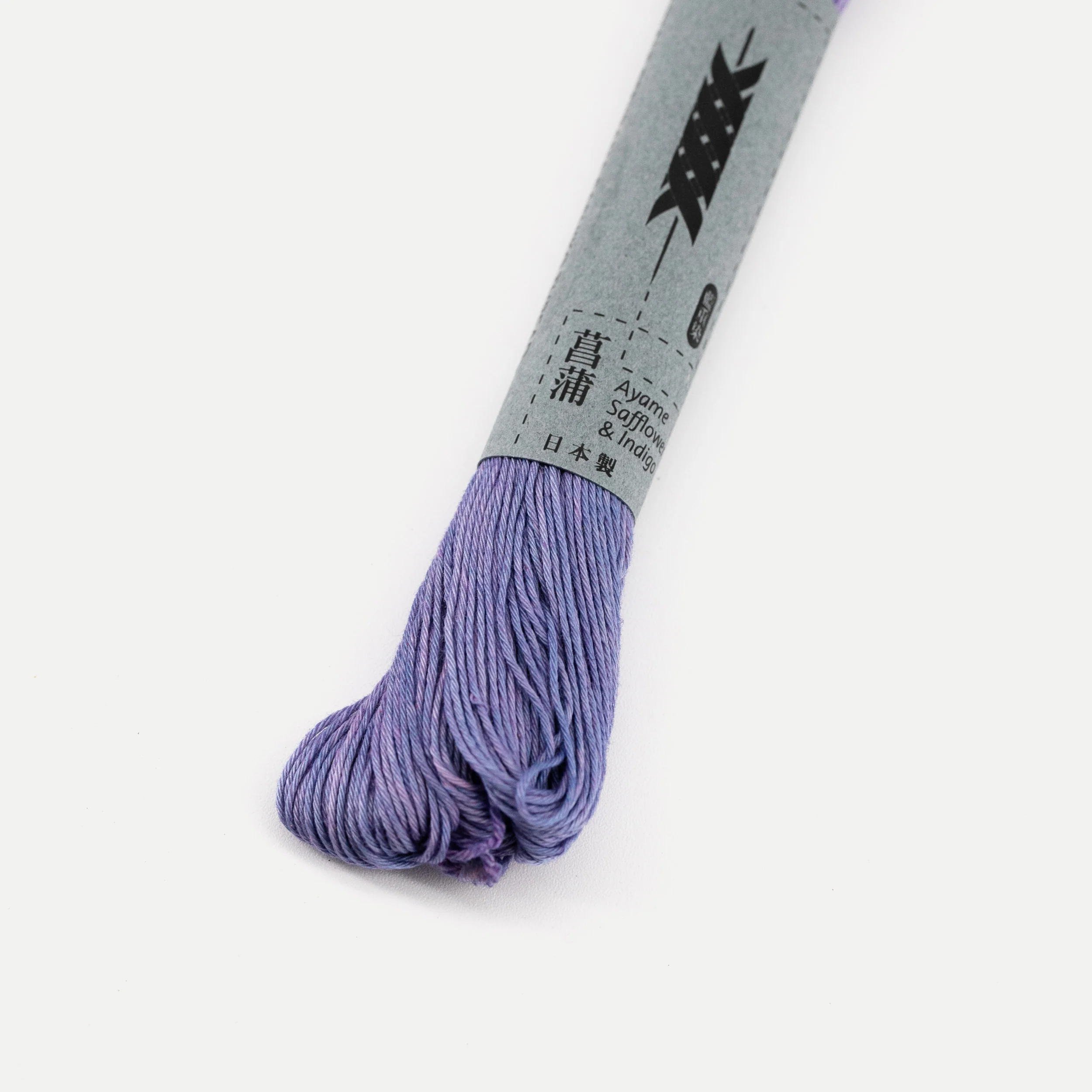 Saﬄower x Indigo Over-Dyed Sashiko Thread (Thick) 40m - Image 5