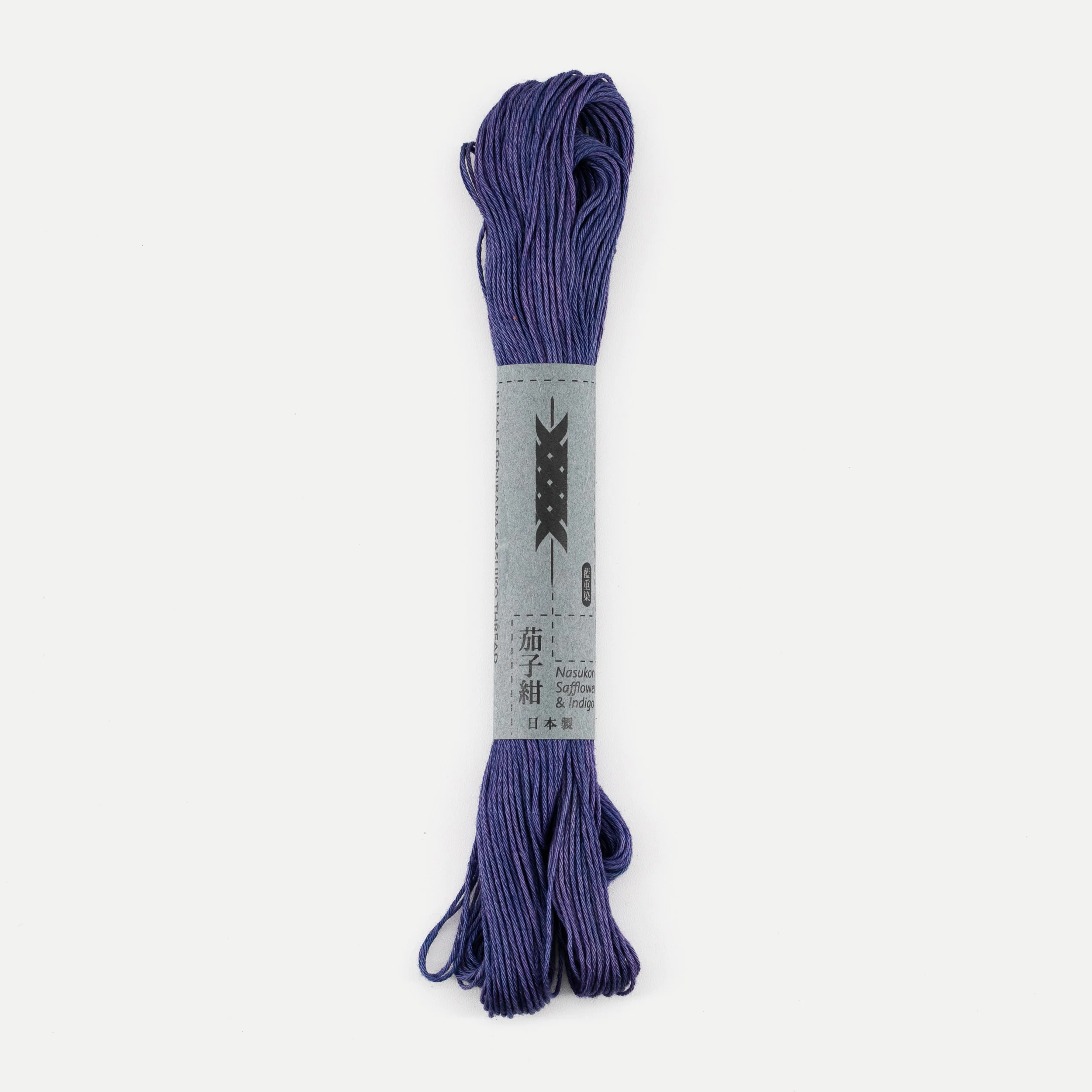 Saﬄower x Indigo Over-Dyed Sashiko Thread (Thick) 40m - Image 6