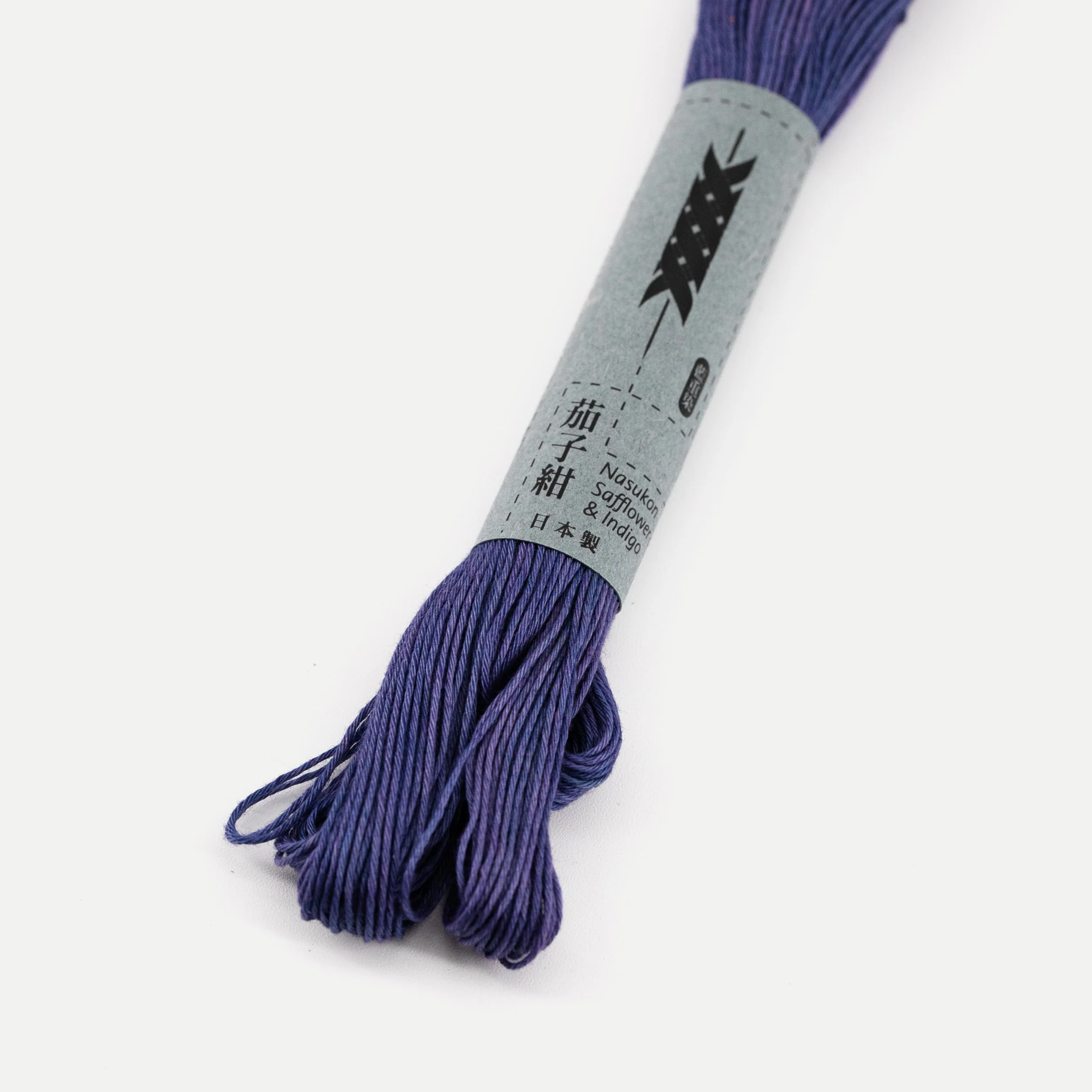 Saﬄower x Indigo Over-Dyed Sashiko Thread (Thick) 40m - Image 7