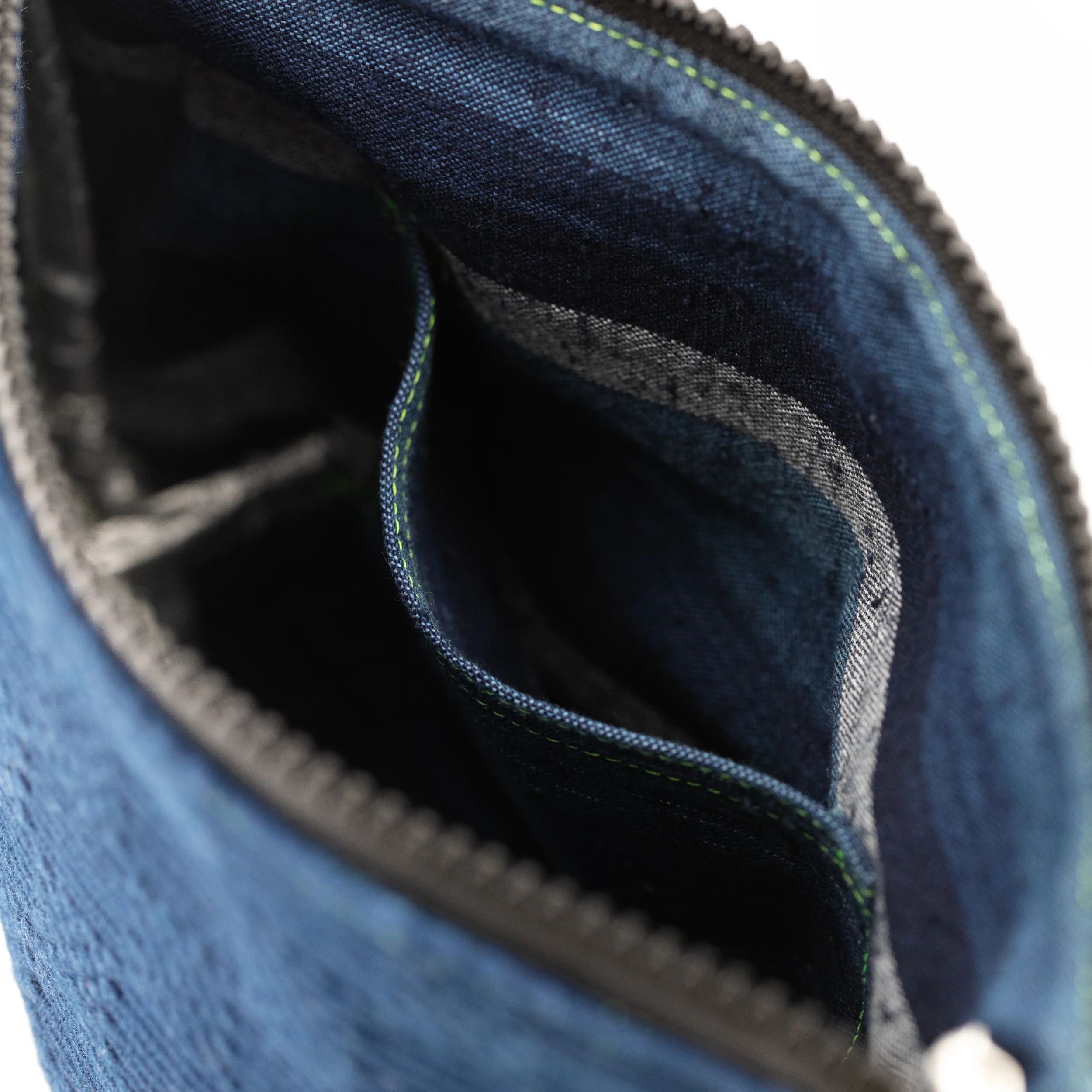 Sashiko Woven Zip Pouch - Image 6