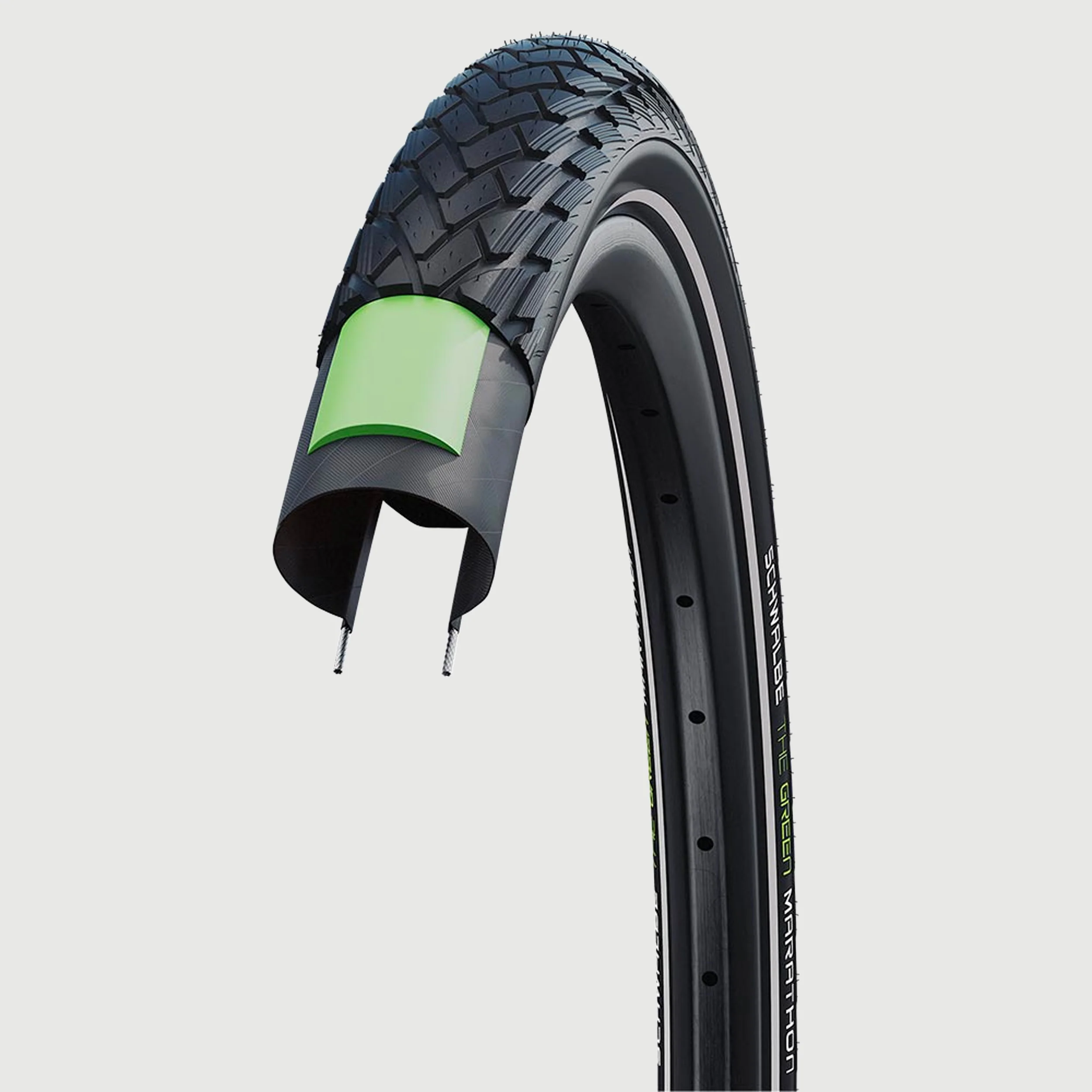 Green Marathon Tyre - Image 3