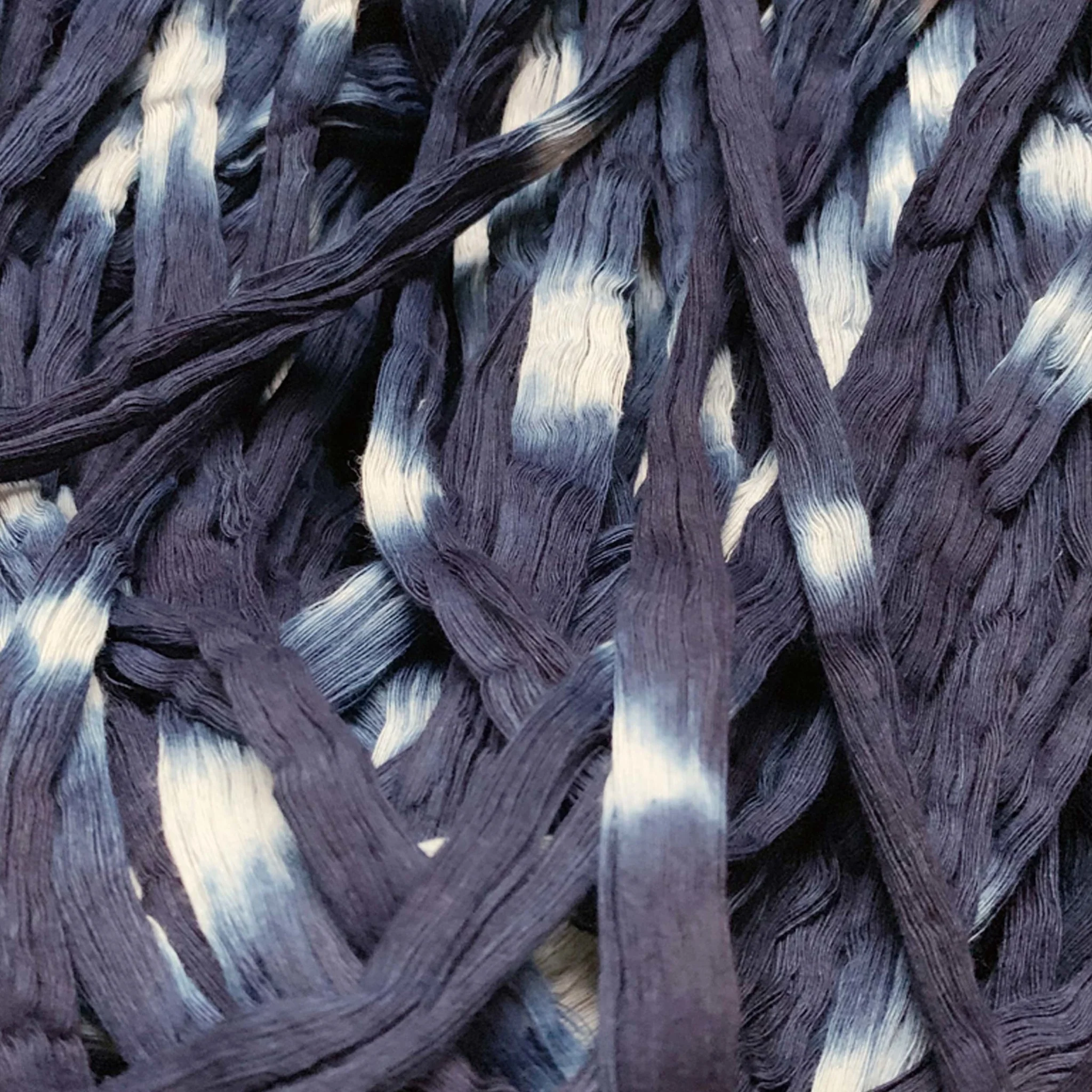 Indigo Pomegranate Dyed Stole - Image 12