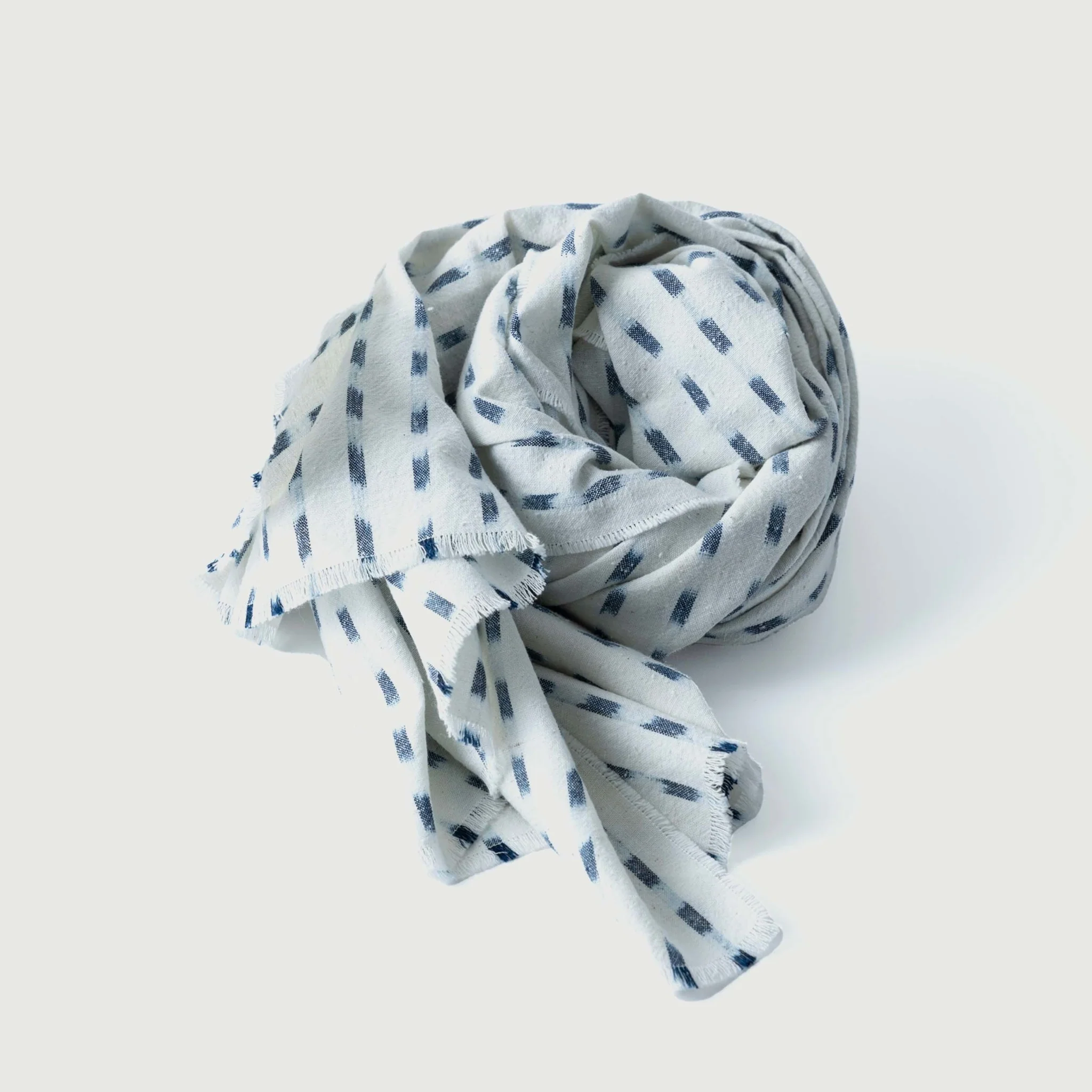 Indigo Pomegranate Dyed Stole - Image 4